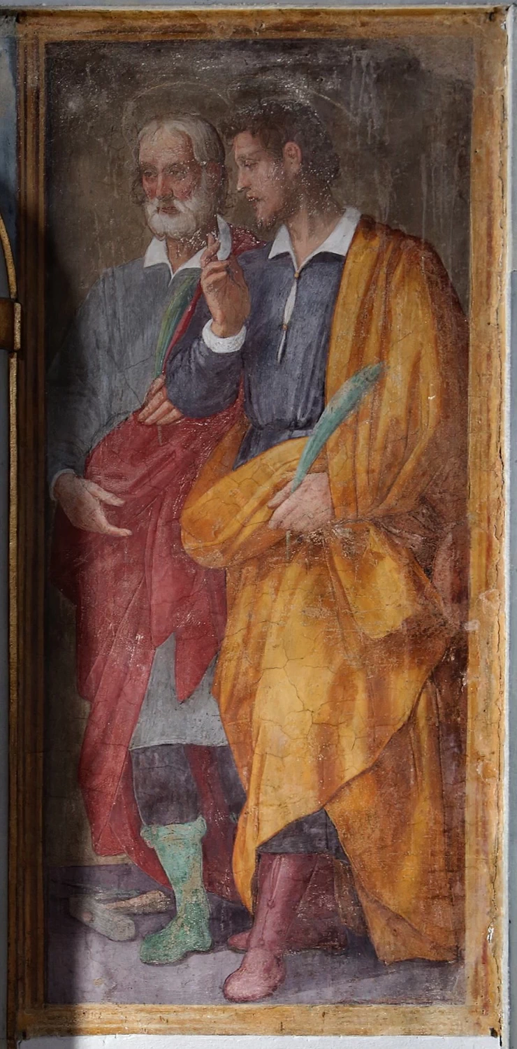 Santa Maria Assunta a Settignano - altare di Santa Lucia, dettaglio dx